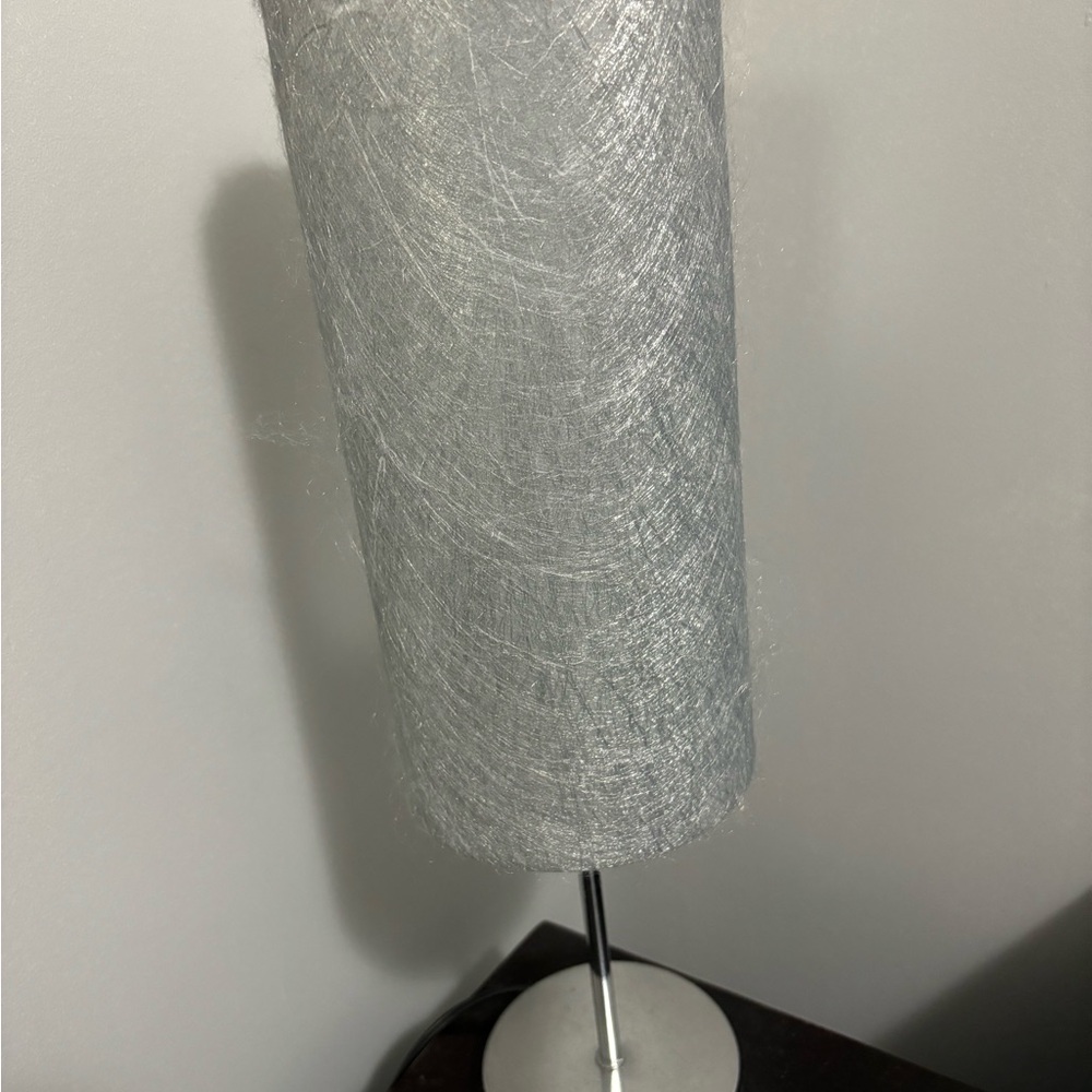 Elegant Silver Table Lamp